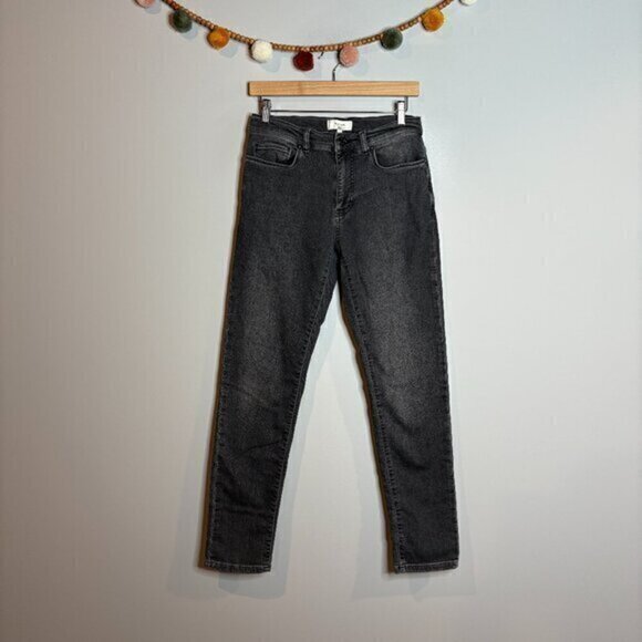 Reiss washed black OG Harbour jeans - Picture 1 of 6